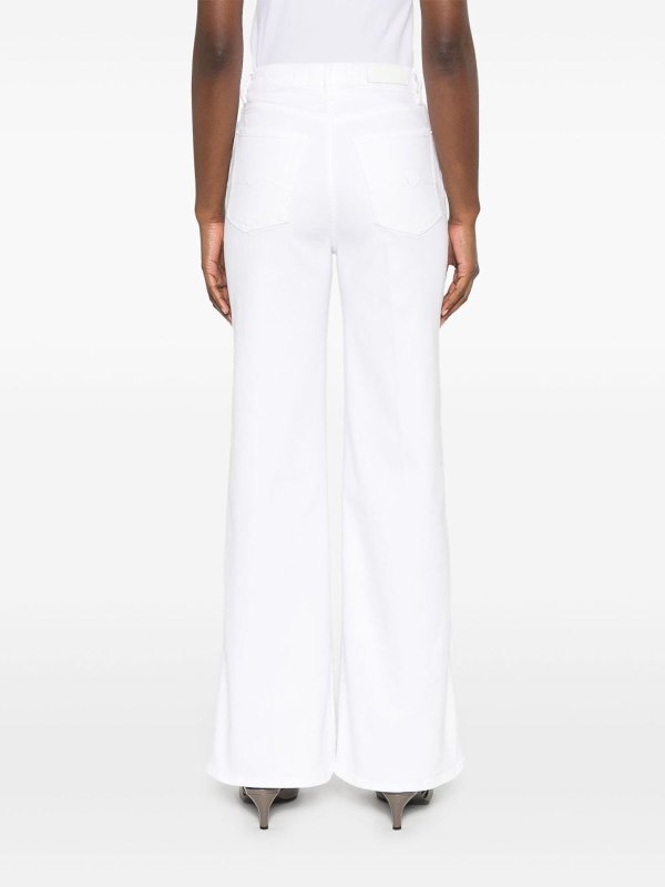 ブーツカットジーンズ - 白 shop online: 7 FOR ALL MANKIND