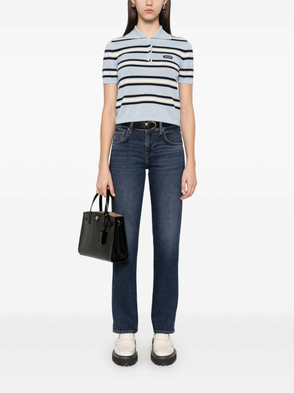 7 FOR ALL MANKIND: bootcut jeans online - `Calie Straight Cisco` Jeans