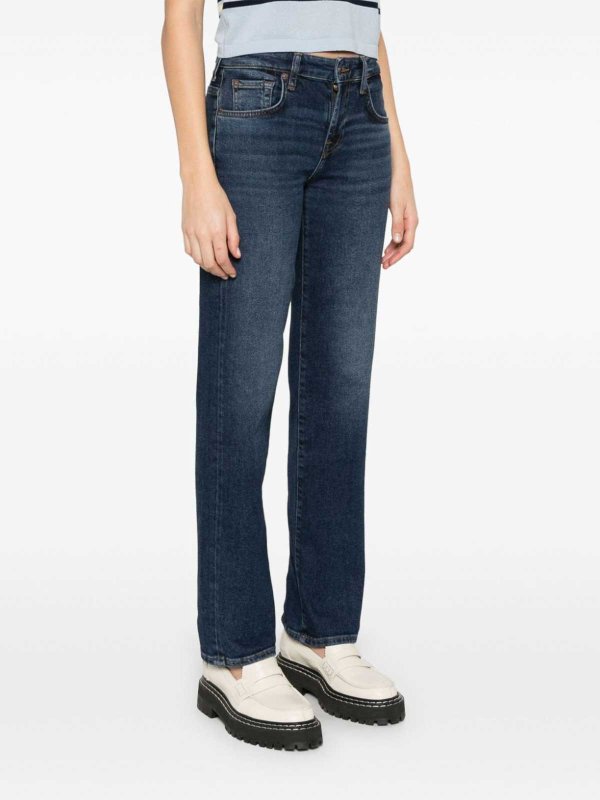 The Best Shops 7 FOR ALL MANKIND: bootcut jeans - `Calie Straight Cisco` Jeans