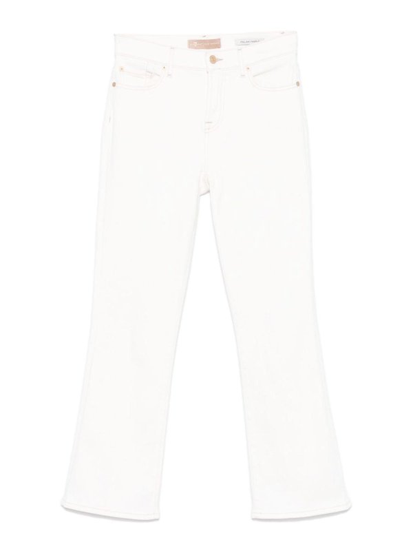 7 FOR ALL MANKIND: bootcut jeans - `Daisy Ankle Boot Sugar` Jeans