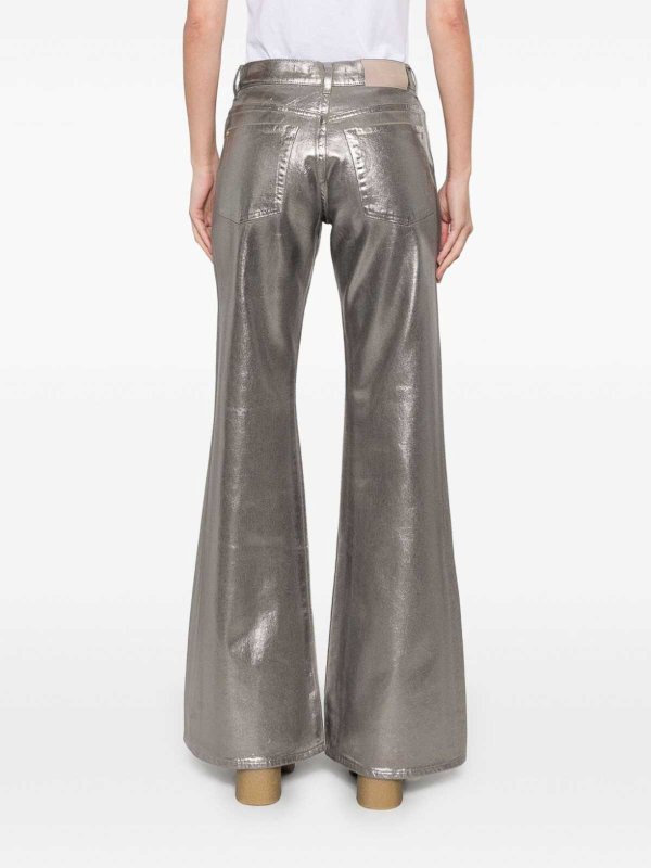 `Spencer Flare Coated Champagne` Jeans shop online: 7 FOR ALL MANKIND
