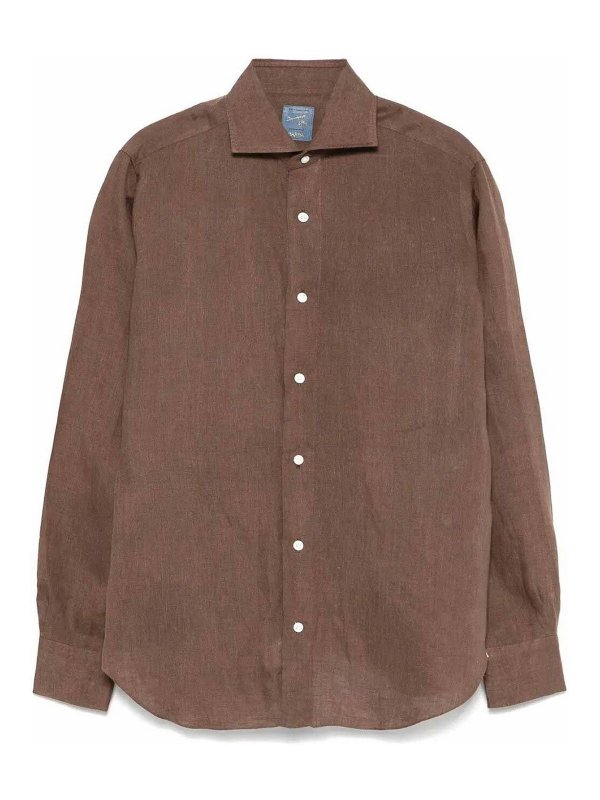 BARBA NAPOLI: Hemden - Hemd - Braun