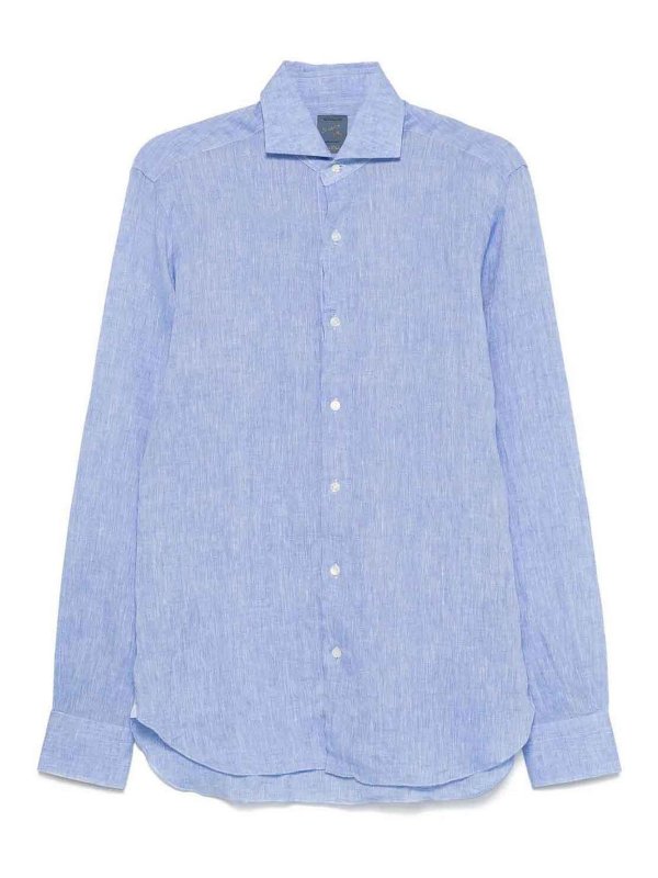 BARBA NAPOLI: シャツ - シャツ - ブルー