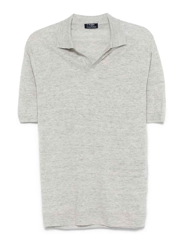 BARBA NAPOLI: クルーネック - クルーネック - 白