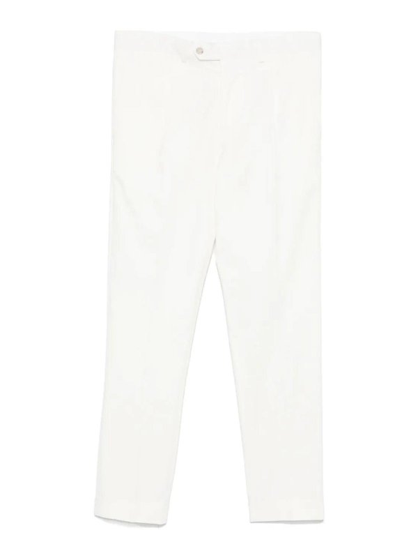 BARBA NAPOLI: トラウザーショーツ - ショートパンツ - 白