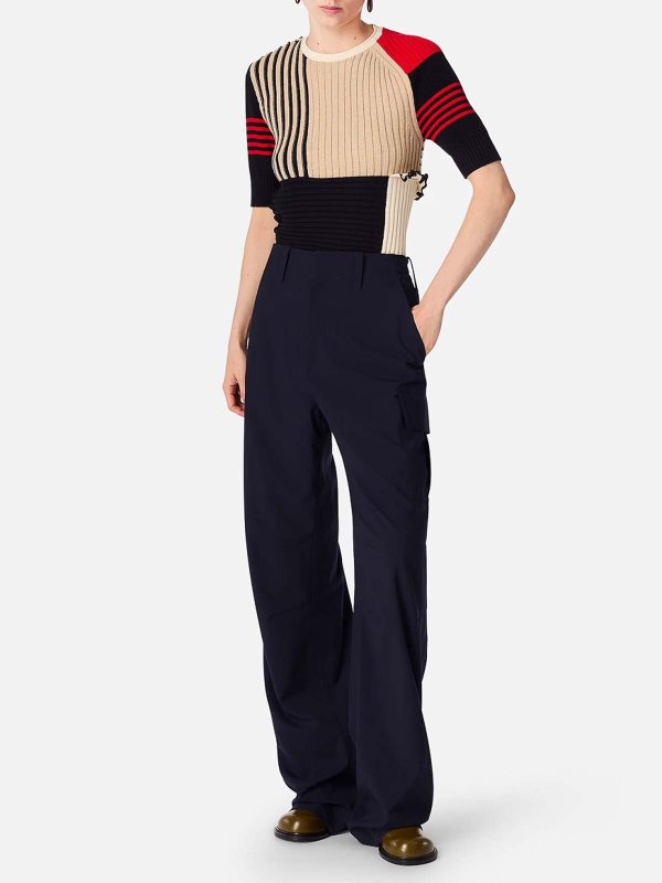 BOTTEGA VENETA: トラウザーショーツ online - ショートパンツ - ブルー