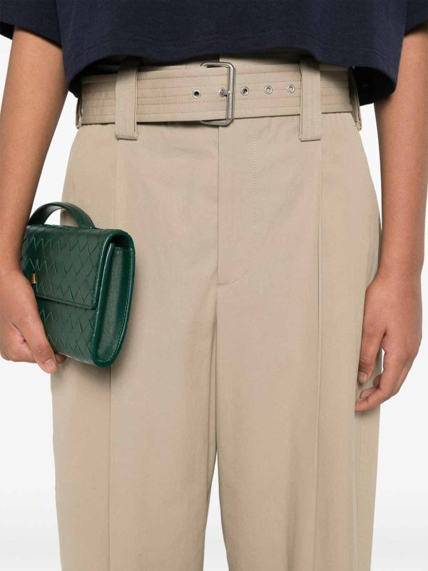 The Best Shops BOTTEGA VENETA: トラウザーショーツ - ショートパンツ - ベージュ