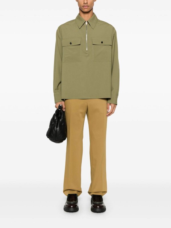 BOTTEGA VENETA: Camisas online - Camisa - Verde