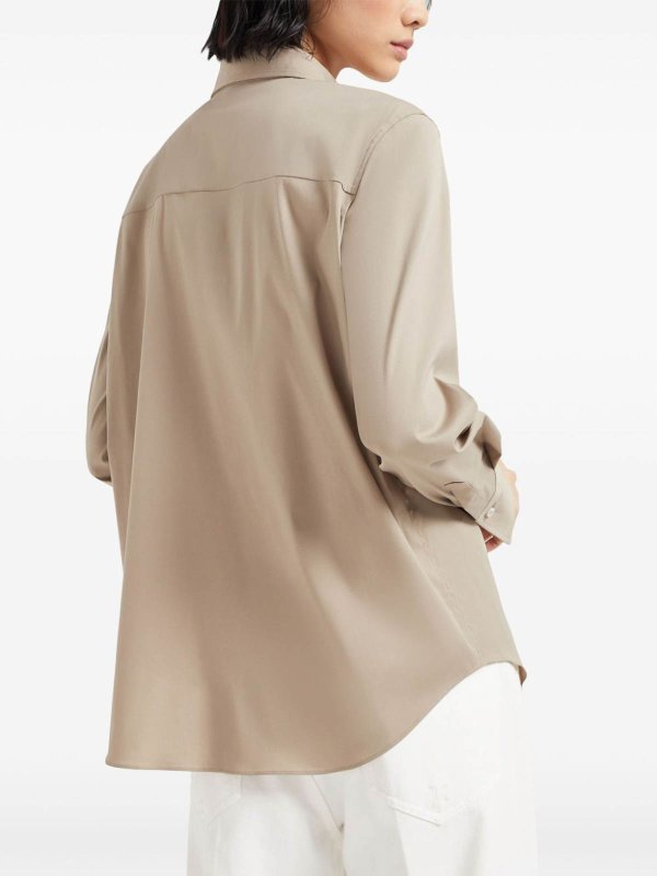 The Best Shops BRUNELLO CUCINELLI: shirts - Shirt With `Shiny` Trim