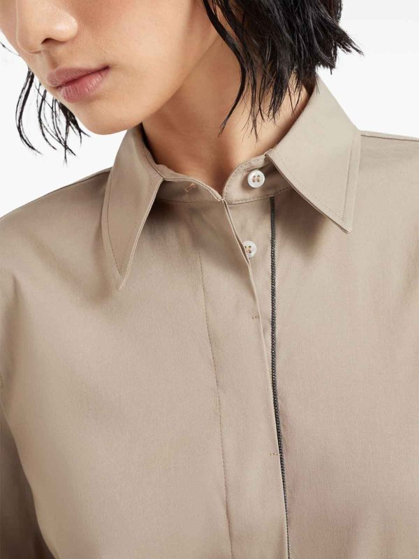 BRUNELLO CUCINELLI buy online Shirt With `Shiny` Trim