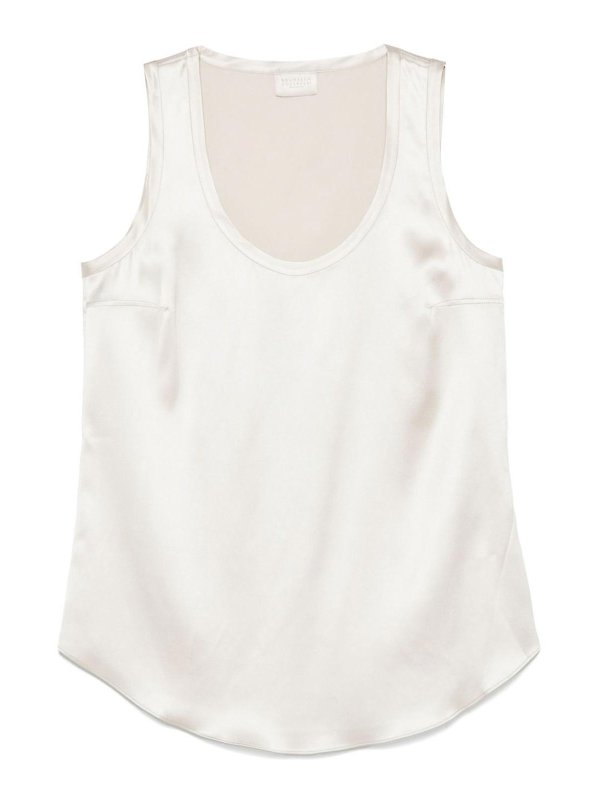 BRUNELLO CUCINELLI: Tops & Tank tops - Reversible Top
