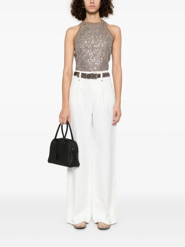 BRUNELLO CUCINELLI: Tops und Tank Tops online - Top - Silber