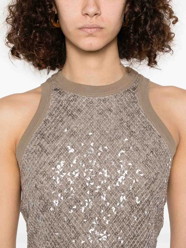 BRUNELLO CUCINELLI buy online Top - Silber