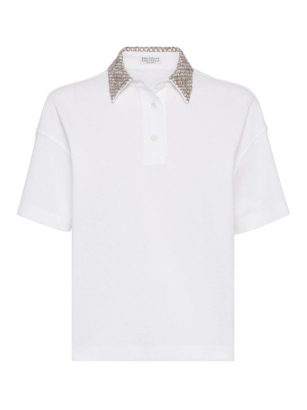 BRUNELLO CUCINELLI: Camisetas - Camiseta - Blanco
