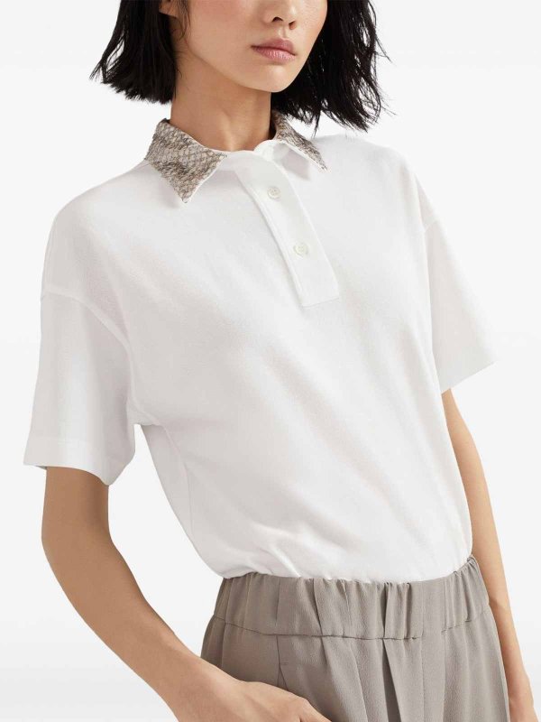 The Best Shops BRUNELLO CUCINELLI: Camisetas - Camiseta - Blanco