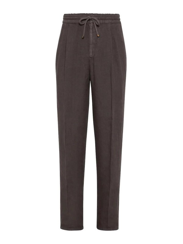 BRUNELLO CUCINELLI: Hosen Shorts - Shorts - Braun