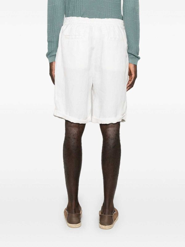 The Best Shops BRUNELLO CUCINELLI: Shorts - Shorts - Blanco