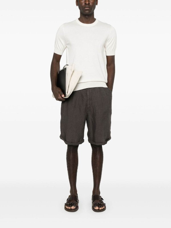 BRUNELLO CUCINELLI: Shorts online - Short - Marron