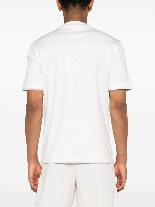 The Best Shops BRUNELLO CUCINELLI: Strickpullover mit Rundhalsausschnitt - Rundhalspullover - Weiß