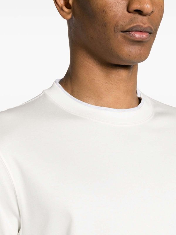 BRUNELLO CUCINELLI buy online Rundhalspullover - Weiß
