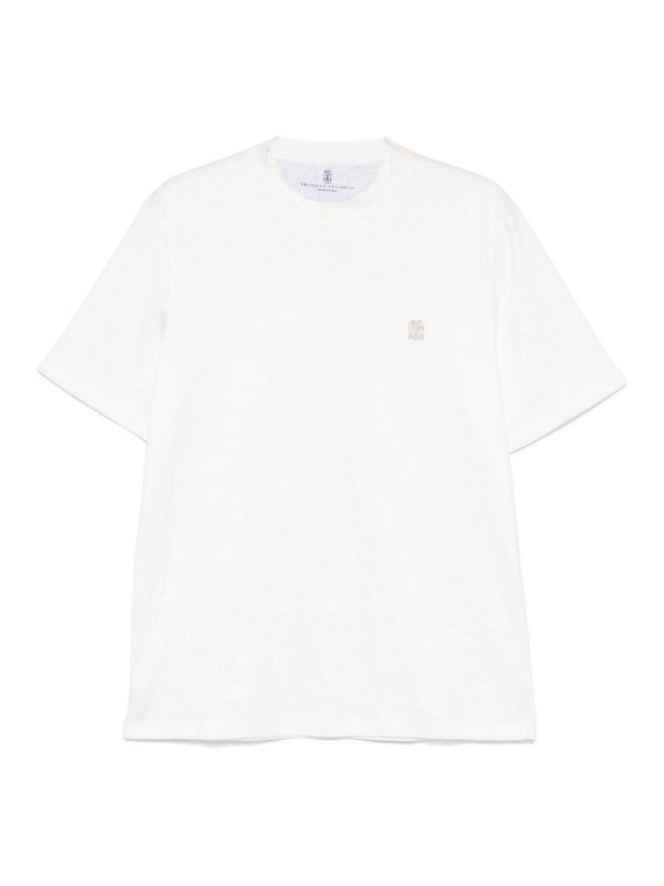 BRUNELLO CUCINELLI: t-shirts - Short Sleeve Crew-Neck T-Shirt