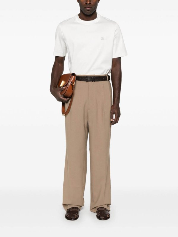 BRUNELLO CUCINELLI: t-shirts online - Short Sleeve Crew-Neck T-Shirt