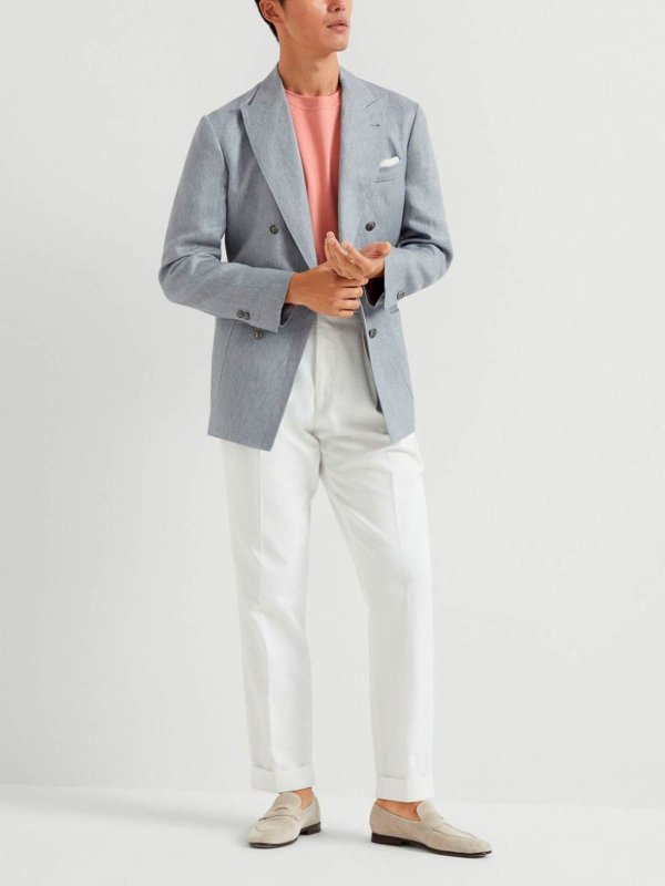 BRUNELLO CUCINELLI: クルーネック online - クルーネック - ダークピンク