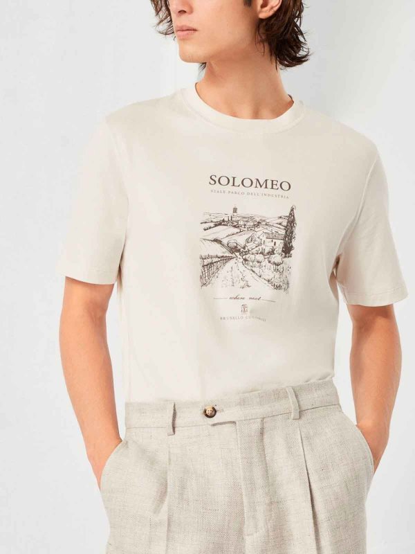 BRUNELLO CUCINELLI buy online T-Shirt - Weiß