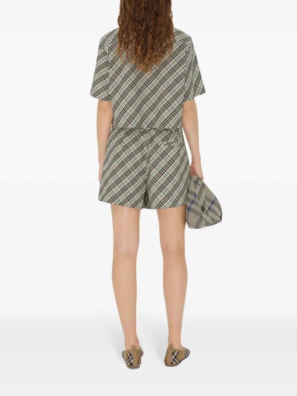 ショートパンツ - ベージュ shop online: BURBERRY
