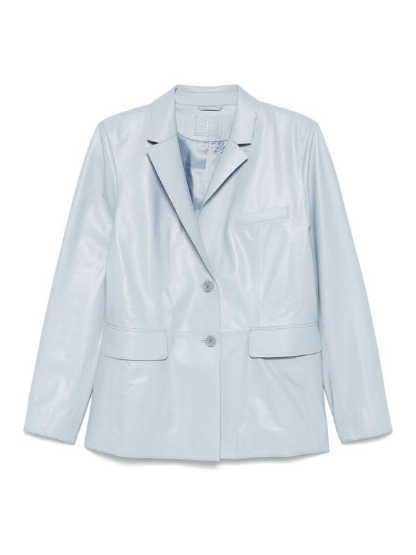 DESA 1972: Lederjacken - Blazer - Hellblau