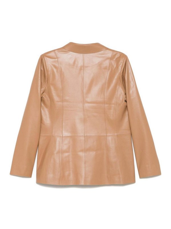 DESA 1972: Chaquetas de cuero online - Blazer - Marrón