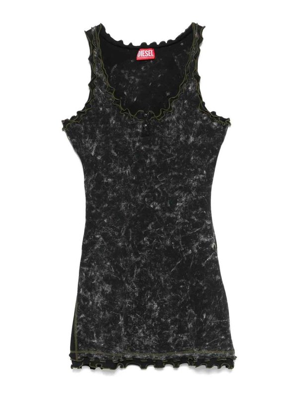 DIESEL: short dresses - `D-Certa` Mini Dress