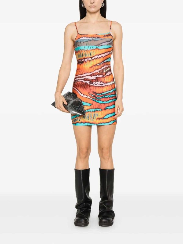DIESEL: ショートドレス online - ショートドレス - マルチカラー