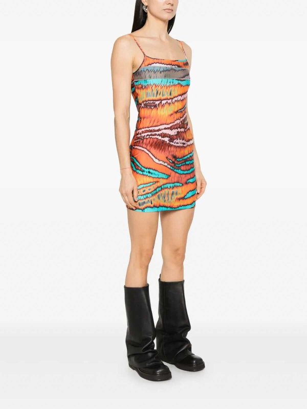 ショートドレス - マルチカラー shop online: DIESEL