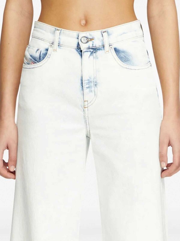 The Best Shops DIESEL: Bootcut - Bootcut Jeans - Weiß