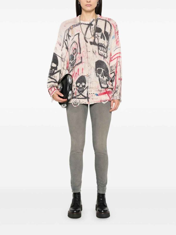 DIESEL: bootcut jeans online - `2017 Slandy-Z` 5-Pocket Jeans