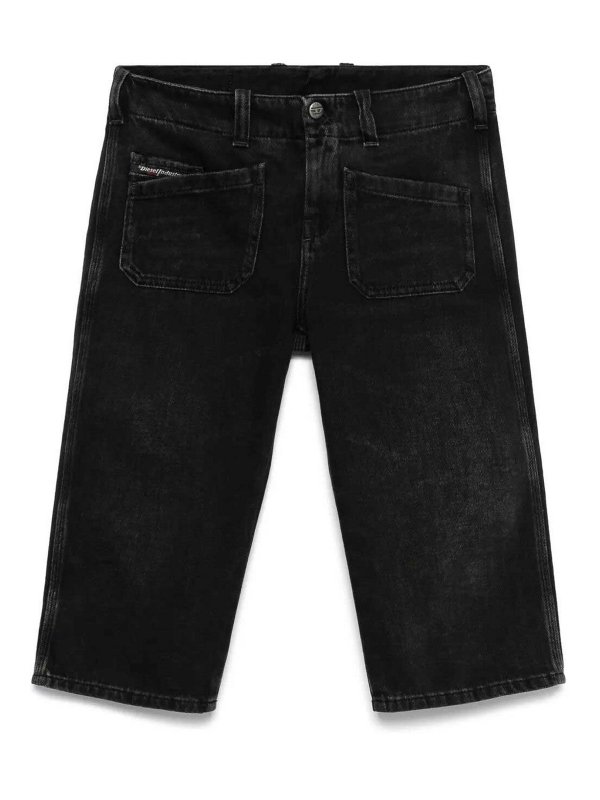 DIESEL: Trousers Shorts - `De-Keate-Short` Denim Shorts