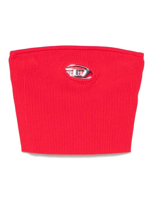 DIESEL: Tops & Débardeurs - Top - Rose Foncé