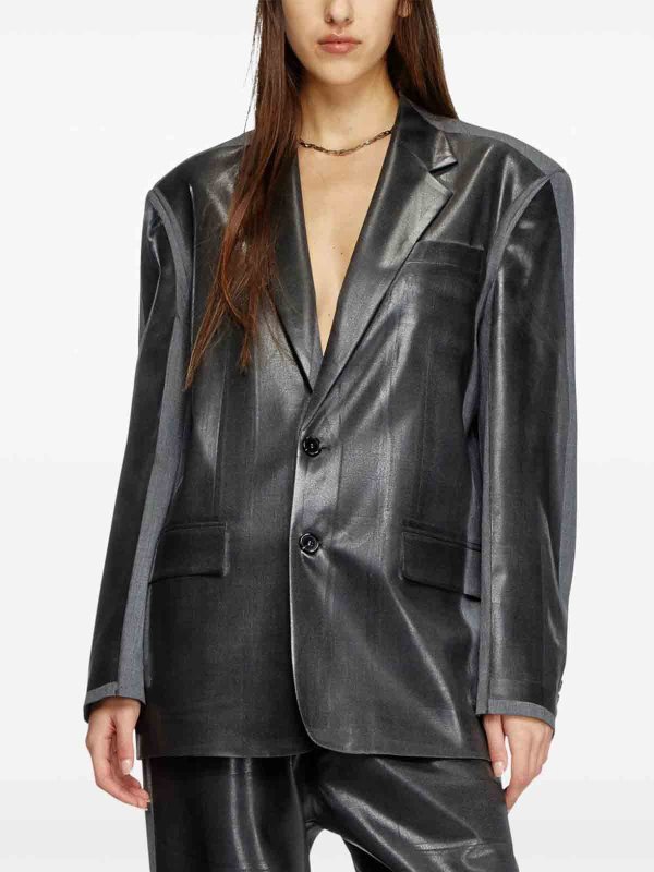 The Best Shops DIESEL: カジュアルジャケット - カジュアルジャケット - グレー