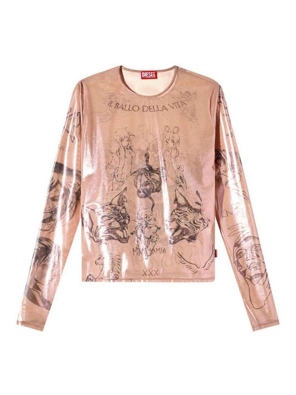 DIESEL: t-shirts - ` X Damiano` T-Shirt