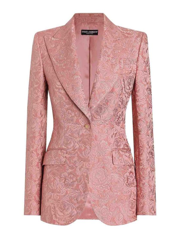 DOLCE & GABBANA: カジュアルジャケット - カジュアルジャケット - ライトグレー