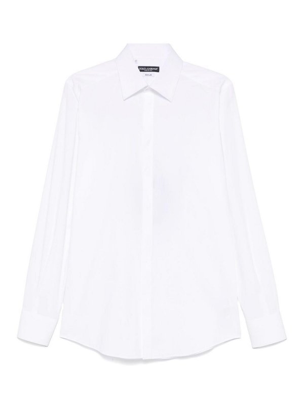 DOLCE & GABBANA: シャツ - シャツ - 白