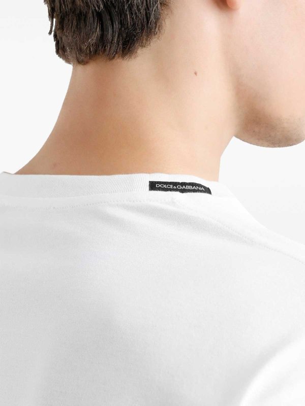The Best Shops DOLCE & GABBANA: t-shirts - Short Sleeve Crew-Neck T-Shirt
