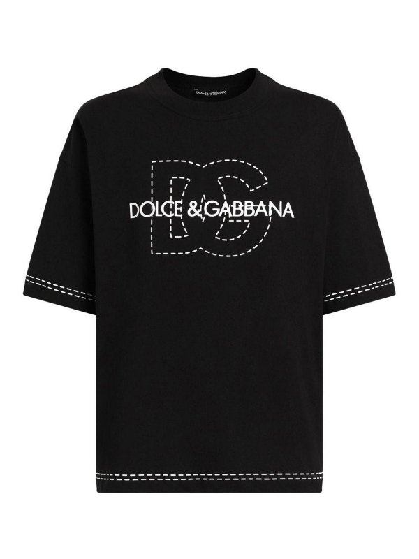 DOLCE & GABBANA: t-shirts - Short Sleeve Crew-Neck T-Shirt