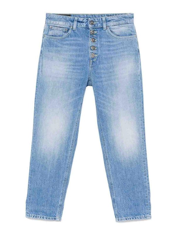 DONDUP: トラウザーショーツ - ショートパンツ - ブルー