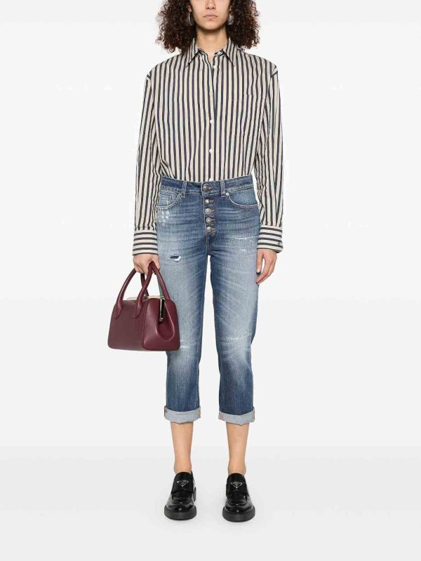 DONDUP: トラウザーショーツ online - ショートパンツ - ブルー