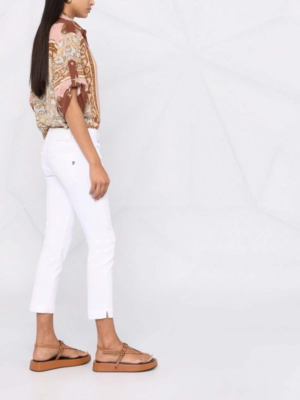 ショートパンツ - 白 shop online: DONDUP