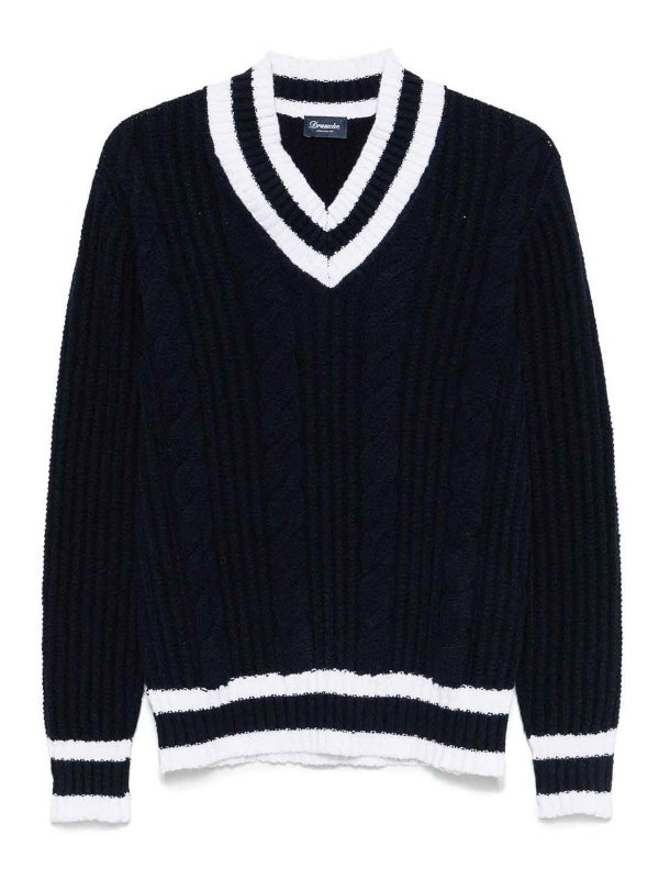 DRUMOHR: maglia collo rotondo - Maglione a V manica lunga