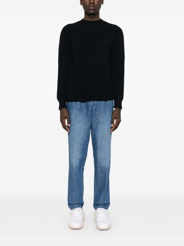 DRUMOHR: crew necks online - Long Sleeve Crew-Neck Sweater