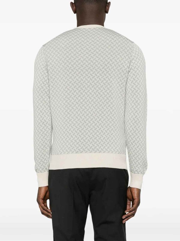 Rundhalspullover - Weiß shop online: DRUMOHR